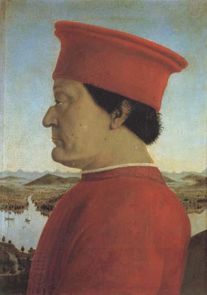 Piero della Francesca Federigo da Montefeltro and his Wife Battista Sforza (mk45) oil painting picture